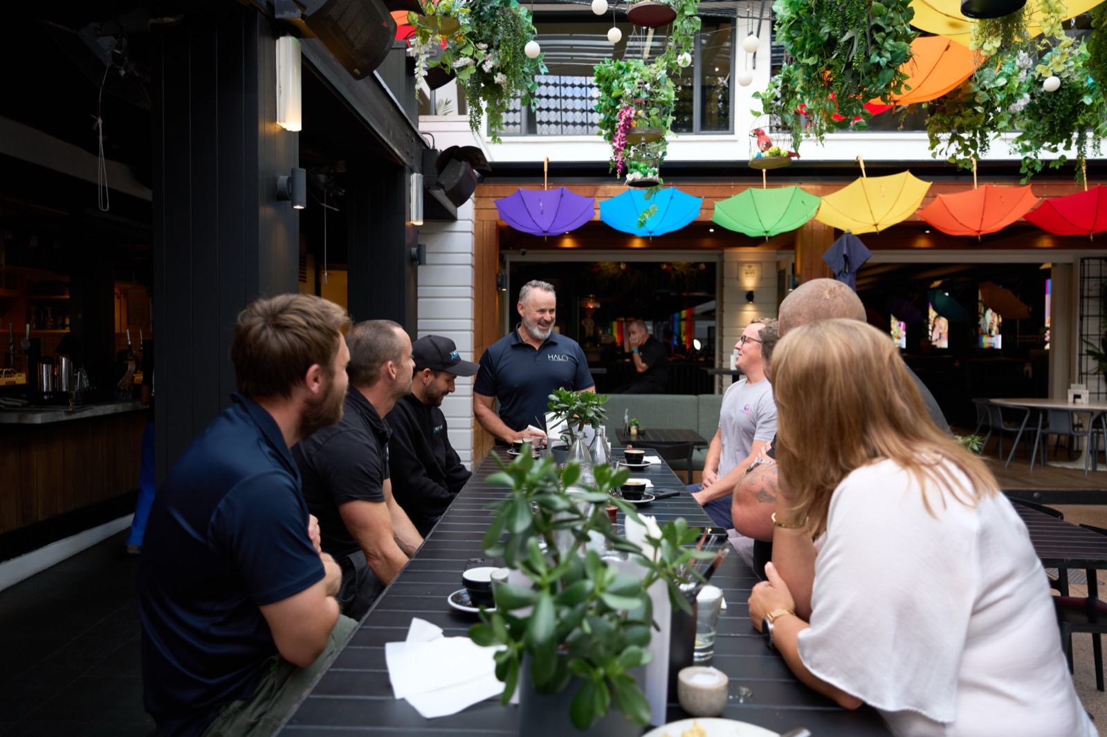 Halo Trade Group members at a buying-group networking event